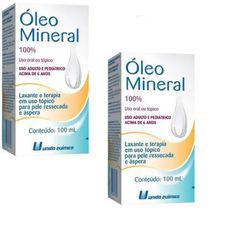 Óleo Mineral União Química 100% 100ml