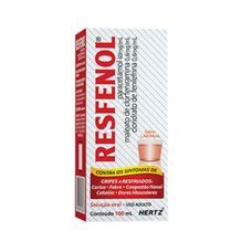 Resfenol Kley Hertz 40mg+ 0,6mg+ 0,6mg líquido com 100ml