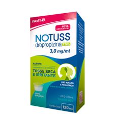 Notuss Tss Ache Farma 3mg/ml xarope Adulto 120ml