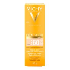 Protetor Solar Vichy Idéal Soleil Clarify Cor Clara Fps60 40g