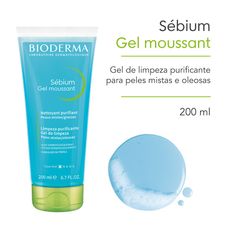 Gel de Limpeza Sébium Bioderma Moussant 200ml
