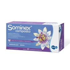 Sominex Composto 40mg+ 30mg+ 50mg com 20 comprimidos