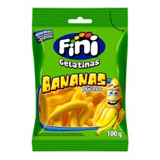 Balas de Gelatina Fini Bananas 100g
