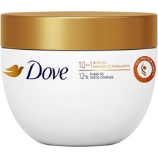 Mascara Dove Tratamento 10 Em 1 Nutricao 12% Fusao De Oleos Complex  Pote 270g