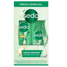 Kit Seda Shampoo Cachos Definidos 300ml + Condicionador Cachos Definidos 190ml