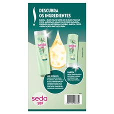 Kit Seda Shampoo By Rayza Babosa + Oleos 300ml + Condicionador By Rayza Babosa + Oleos 190ml