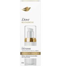 Tratamento Facial Dove 3 Em 1 Serum Iluminador Hidratante 48h E Fps 30  Regenerative Pump 50ml