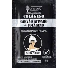 Máscara Facial Capim Limão Carvão Ativado Sachê 8g