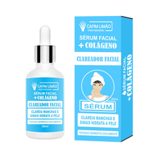 Sérum Capim Limão Facial Colágeno Clareador Facial 30ml