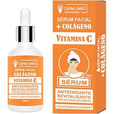 Sérum Capim Limão Facial Coláeno Vitamina C 30ml