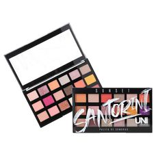 Paleta de Sombra Sunset Uni Makeup 18 Cores