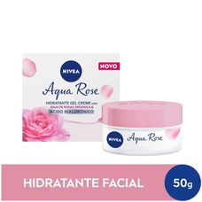 Gél Creme Nívea Hidratante Facial com Ácido Hialurônico Aqua Rose 50g