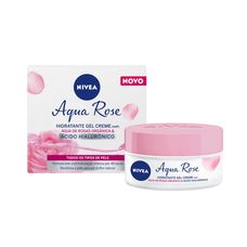 Gél Creme Nívea Hidratante Facial com Ácido Hialurônico Aqua Rose 50g