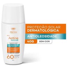 Protetor Solar  Facial Darrow Actine Aquafluid Fps60 Sem Cor 40g