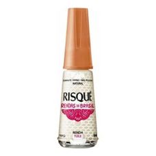 Esmalte Risqué Natural Rendas Do Brasil Tule Hipoalergênico com 8ml