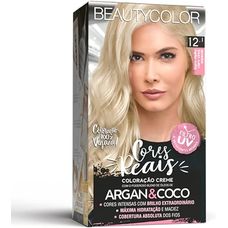 Tintura Kit Beauty Color 12.1 Louro Muito Claro Cinza Especial