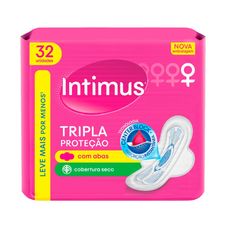 Absorvente Externo Intimus Tripla Proteção Seca com Abas 32 Unidades