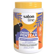 creme Para Pentear Salon Line Brilho Umidificado 1Kg