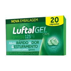 Luftal Reckitt 125mg com 20 cápsulas gelatinosas