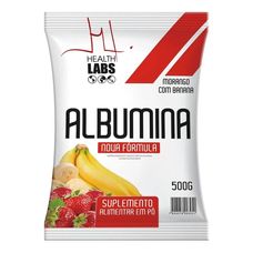 Albumina Health Labs Morango com Banana 500g