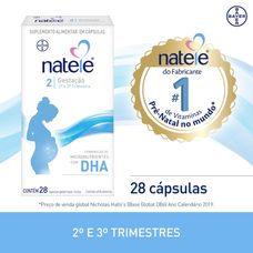 Natele Gestação Bayer com 28 cápsulas gelatinosas Suplemento Vitaminico
