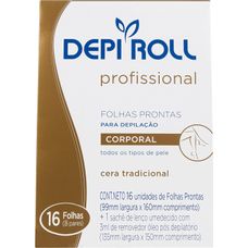 Folha Pronta Para Depilação Corporal Depi Roll Tradicional