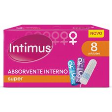 Absorvente Interno Intimus Super  com 8 Unidades