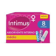 Absorvente Intimus Interno Médio 8 Unidades