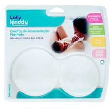 Concha de Amamentação Lolly Baby Base Macia com 2 Unidades+ 2 Unidades Grátis