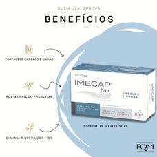 Imecap Hair Fqm com 30 cápsulas Dura