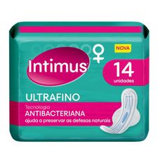 Absorvente Ultrafino Intimus Antibacteriano com 14 Unidades