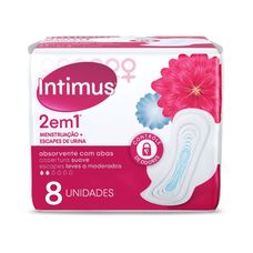 Absorvente Intimus 2 Em 1 Com 8 Unidades