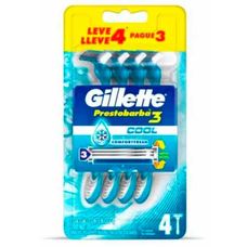 Aparelho Barbeador Gillette 3 Cool Comfort Fresh Leve 4 Unidades E Pague 3 Unidades
