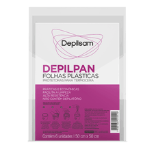 Folhas Plásticas Protetoras Depilsam Para Termocera com 6 Folhas