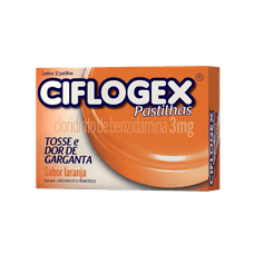 Ciflogex Cimed 3mg Sabor Laranja 12 Pastilha