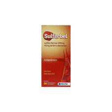 Sulferbel Belfar 200mg com 50 drágeas