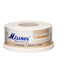 Fita Microporosa Missner Bege 1,2cmx4,5M