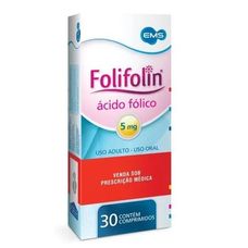 Folifolin Ems 5mg com 30 comprimidos
