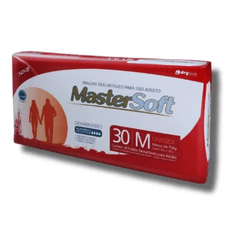 Fralda Geriátrica Mastersoft Econômico Tamanho M com 30 Unidades