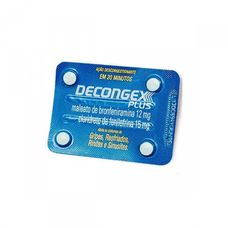 Decongex Plus Ache 12mg+ 15mg com 4 comprimidos