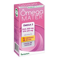 Ômega Mater Herbarium 120mg+ 300mg com 30 cápsulas