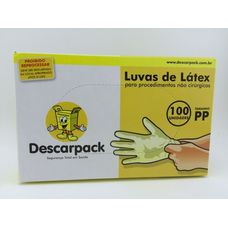 Luva de Procedimento Descarpack Tamanho Pp