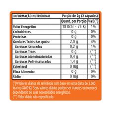 Óleo de Linhaça Natu Bell 1000mg com 120 cápsulas