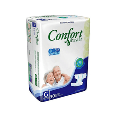 Fralda Geriátrica Confort Master Econômico Tamanho G com 30 Unidades