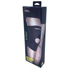 Joelheira Kestal com Orifício E Reforço Patelar Tamanho M Preto