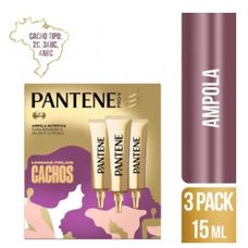 ampola Pantene Tratamento Capilar Unidas Pelos Cachos 15ml