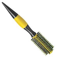 Escova de Cabelo Natus Plant Profissional Yellow Hit com Tubo Metálico 20Mm