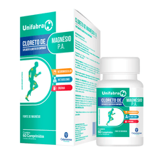 Cloreto de Magnésio P.A Unifabra com 60 cápsulas