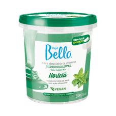 Cera Depil Bella Hirossolúvel Hortelã 600g