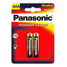 Pilha Panasonic Aaa Alcalina Palito com 2 Unidades